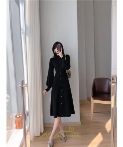 ニットワンピース | ロングワンピース ワンピース レディース ロング丈 秋 冬 ハイネック 長袖 体型カバー 秋冬 上品 OL 50代 30代 40代 通勤