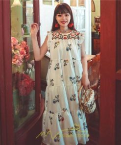 マキシ | ワンピース 夏 レディース リゾートワンピ ロングワンピース きれいめ 夏ワンピ エスニック 花柄 ノースリーブ 海外旅行 レトロ 夏服 ロング サマーワンピース