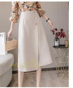 スカート | ボトムス ロング ロングフロントスリット 春 夏 秋 冬 体系カバー Aライン 20代30代40代 通勤通学 カジュアル 無地人気 着痩せ レトロ風 2022