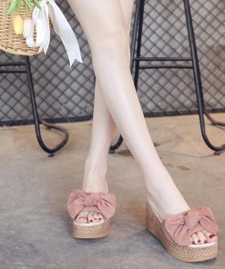 パンプス | 厚底サンダル ウエッジソール ヒールサンダル 痛くない リボンサンダル 歩きやすい レディース リゾートサンダル サマー