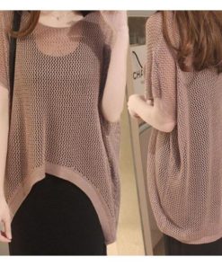 セットアップ | キャミソワンピース トップス レディース ニット キャミソールワンピース 着痩せ 2点セット 体型カバー 可愛い 春夏 黒 通学通勤 無地 2色