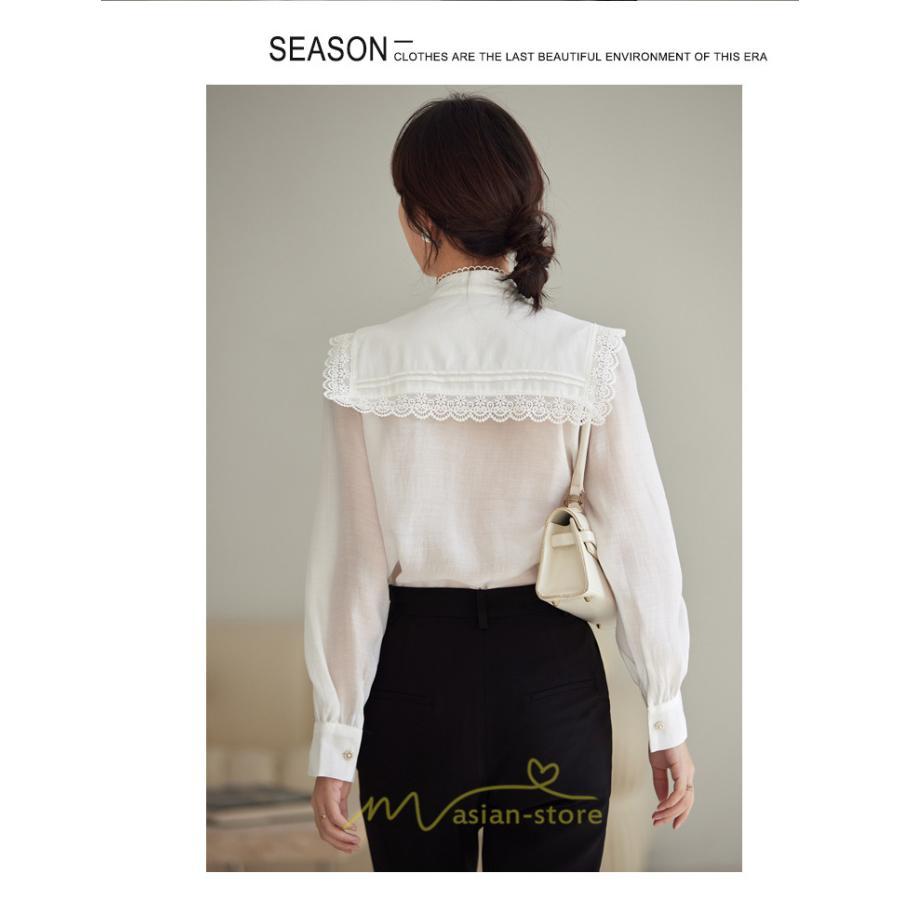 シャツ・ブラウス | ブラウス レディース 長袖 50代 白 シャツ ゆったり トップス きれいめ フォーマル 上品 フェミニン 高品質 20代 40代 OL 蝶結び お出かけ 30代 通勤