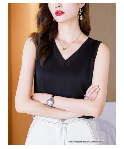 キャミソール タンクトップ | タンクトップ レディース 秋 秋服 レイヤード インナー ノースリーブ Vネック しわにくい ベーシック 重ね着 とろっと滑らかな肌触りの落ち感素材