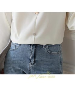 シャツ・ブラウス | ブラウス トップス レディース Vネック秋 シンプル 着回し カジュアル 通勤 オフィス お出かけ 上品 フェミニン 女子会 就活 デート お仕事 エレガント 二次会