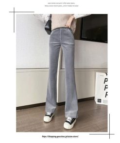 チノ・テーパード・ジョガー・スキニーパン | ロングパンツ レディース きれいめ ストレート ハイウエスト パンタロン フレアパンツ ボトムス 女性 美脚 脚長 リクルート 就職 カジュアル 裏起毛 送料無料