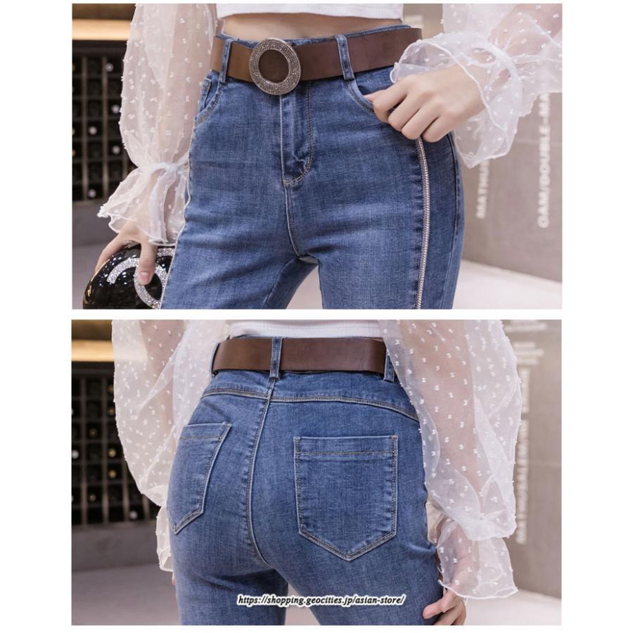 チノ・テーパード・ジョガー・スキニーパン | パンツ デニム ジーンズ デニムパンツ フレアパンツ レディース スキニーデニム ボトムス ロング ジーンズ 送料無料 ジーパン 冬 着痩せ 秋