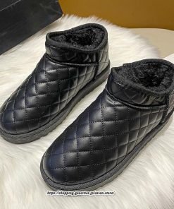 ブーツ | ムートンレディース 靴 カジュアルシューズ 裏起毛 防寒 おしゃれ スノーシューズ 痛くない 冬 歩きやすい ショートもこもこ あったか