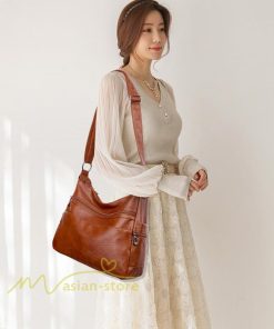 女性用バッグ | ショルダーバッグ レディース 大きめ 大容量 レザー かわいい 可愛い 軽量 斜めがけ 2way ショルダー おしゃれ トレンド ママ 上品 通学 通勤 斜めがけバッグ