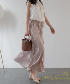 ワイドパンツ | ガウチョパンツ レディース ボトムス パンツ スカンツ スカーチョ ウエストゴム 30代 40代 50代 フレアパンツ 落ち感 ガウチョ ヨガパンツ