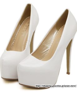 パンプス | ハイヒールピンヒール ラウンドトゥ ストラップなし レディースシューズ 靴 大きいサイズ 27cm 滑り止めソール 大人 パーティー セクシー