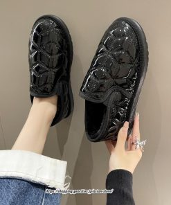 ローファー | モカシン レディース モカシンシューズ カジュアルシューズ 内ボア ファー シンプル ぺたんこ 秋 柔らかい 冬 防寒 痛くない 2022新作