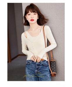 シャツ・ブラウス | ブラウス Tシャツ レディース 長袖 細身 フォーマル オフィス タイト きれいめ 春夏秋 トップス 送料無料 SNS映え 可愛い 着痩せ おしゃれ