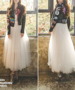 ロングスカート | ロング グレー フレアスカート 春夏 黒 ウエストゴム チュールスカート マキシスカート ミモレ丈スカート白