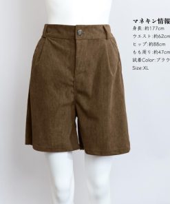 ショートパンツ | コーデュロイ レディース