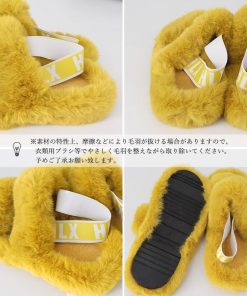 サンダル | ファーレディースファースリッパ