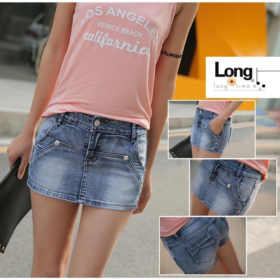 デニム | レディース ショートパンツ ホットパンツ スカパン キュロットスカート