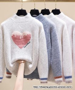 ニット・セーター | ニット カットソー セーター レディース トップス 秋冬 長袖 ニットセーター プルオーバー ニットトップス 柔らかい シンプル 通勤 暖かい 防寒 通学 春秋 秋冬