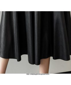 スカート | ロングレザーフレアAライン秋 冬 レディース ロング丈 着痩せ 20代 30代 40代 2022年 50代 送料無料