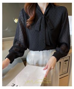 シャツ・ブラウス | シャツ ブラウス 秋冬 レディース スカーフタイ きれいめ フォーマル 春 長袖 無地 シンプル カジュアル 上品 通勤 お出かけ エレガント フェミニン オフィス