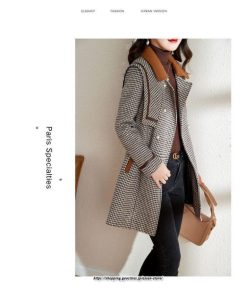 コート・ジャケット | アウター ジャケット テーラード シングル オフィス レディース 秋 20代30代40代50代 ラシャ テーラードジャケット グレンチェック ダブルブレスト