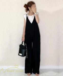 オーバーオール サロペット | オールインワン レディース サロペット シンプル つなぎ きれいめ パンツ 20代 30代 無地 可愛い ロングパンツ 上品 かわいい 5色展開 フリーサイズ シンプル