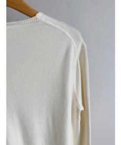 ニットワンピース | ワンピース 秋冬 ロングワンピース ミモレ丈 無地 ゆったり 体型カバー 柔らか 大人 長袖 20代30代 セーター Vネック アウター ニット 50代