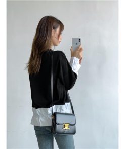 ｔシャツ・カットソー | トレーナー Tシャツ 長袖 レディース カジュアル レイヤード カットソー シャツ 異素材 切り替え トップス Tシャツ 重ね着 20代 ゆったり 秋物 50代 30代