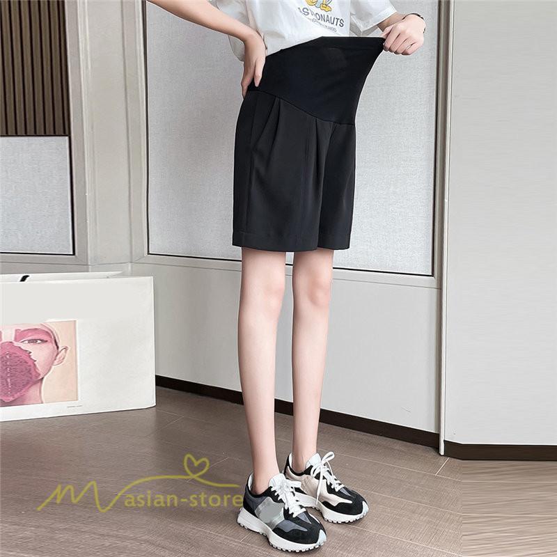 パンツ レギンス | マタニティ ショートパンツ 夏 サマーパンツ ハーフパンツ 通学 カジュアル パンツ マタニティパンツ おしゃれ ゆったり 妊婦服 上品 産後 ワイドパンツ 産前