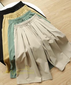 ワイドパンツ | ガウチョパンツレディース スカンツ スカーチョ リラックスパンツ 無地 ウエストゴム ゆったり シンプル 体型カバー おしゃれ ガウチョ ボトムス