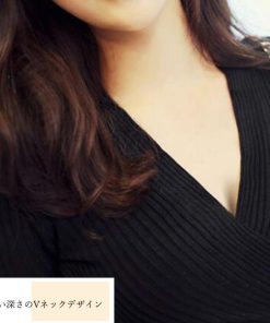新作入荷アイテム | レディース ニットソー 長袖 プルオーバー トップス 韓国ファッション ニット きれいめ 秋冬 Vネック ニットセーター