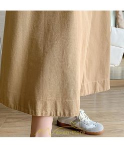 スカート | 綿秋 Aラインロングレディース 秋物 ボトムス 秋服 無地 体型カバー 30代通学通勤 40代50代 大人 おしゃれ感