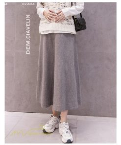 スカート | マタニティレディース 妊婦服 無地 着痩せ ハイウエスト カジュアル Aライン産前産後 体型カバー マタニティウェア ウエスト調整