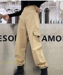 その他 | カーゴパンツ レディース ボトムス ストレート スリム ストレッチ ウエストゴム 着痩せ 格好いい お出かけ カジュアル 着回し ヒップホップ アウトドア シンプル