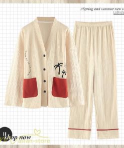 パジャマ ルームウェア | パジャマ ルームウェア レディース 春夏秋 長袖 綿ルームウェア 大きいサイズ 上下セット きれいめ 可愛い セットアップ 部屋着 トレンド 寝巻き 韓国風 女性着