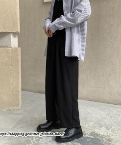 スラックス | パンツ ビジネスパンツ ワイドパンツ 無地 20代 30代 メンズ ゆったり 春 秋 冬 薄手 カジュアル 40代 オフィス フォーマル 50代 大きいサイズ