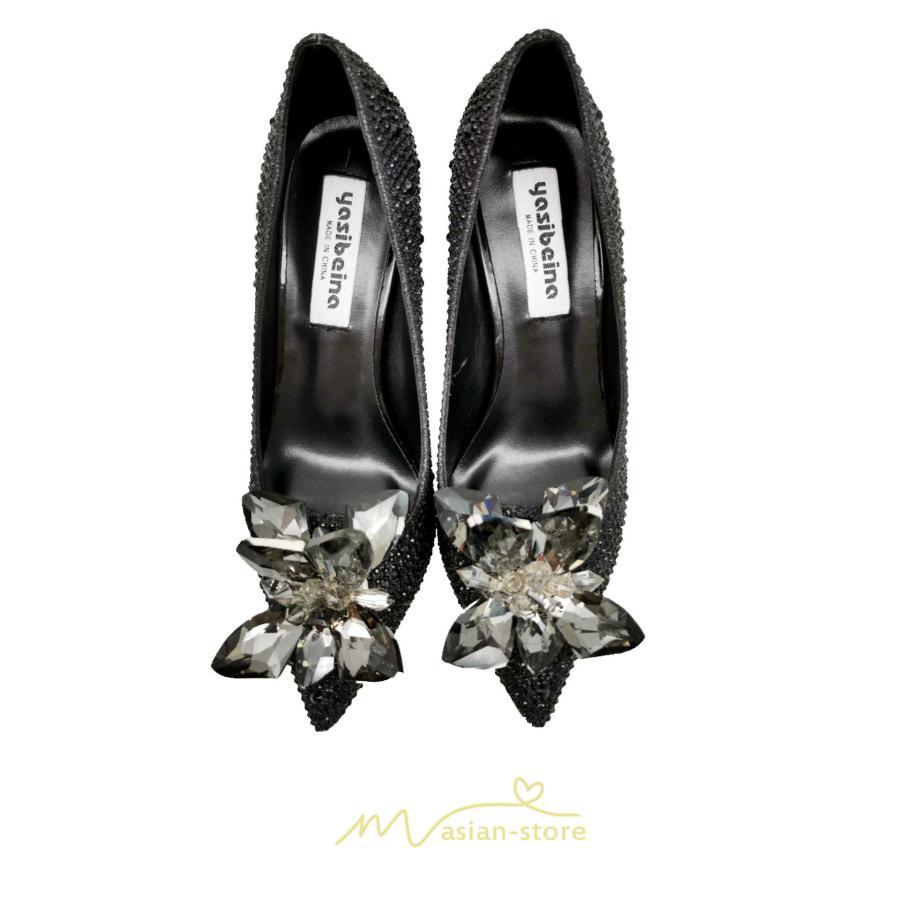 パンプス | ハイヒール 人工水晶 きらきら キレイめ ヒール5cm7cm9cm ポインテッドトゥ レディース 夏 サンダル 痛くない 美脚 ピンヒール 歩きやすい お出かけ