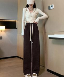 ワイドパンツ | コーデュロイ韓国レディース