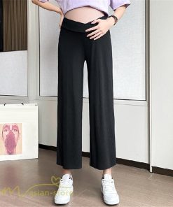 パンツ レギンス | マタニティ パンツ レディース 着痩せ 上品 マタニティウェア ローウエスト ワイドパンツ マタニティパンツ 妊婦服 夏服 薄手 サマーパンツ お出かけ 9分丈 夏