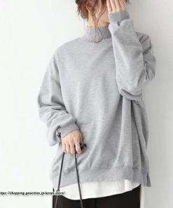 パーカー | 裏起毛トレーナー レディース スウェット トップス ボリューム感 ビッグシルエット オーバーサイズ あったか トレーナー 無地 秋冬 軽い しっとり