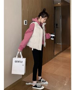 コート・ジャケット | 中綿ベスト レディース ダウンベスト 痩せ着 シンプル ショート丈 ダウンコート 秋 冬 暖かい 防寒着 大きいサイズ アウター おしゃれ