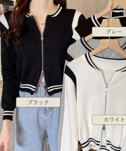 カーディガン | ニットジャケット レディース 韓国 新作