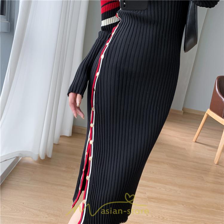 ニットワンピース | ワンピース 秋 秋服 レディース ニット ロングワンピース ロング 長袖 肩出し 秋冬 送料無料 セクシー フェミニン デート 春 お出かけ 結婚式 暖か 通勤