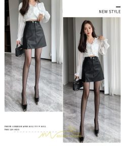 スカート | ミニレディース レザー Aライン タイト フェイクレザー 美シルエット シンプル ショート丈 着回し 通勤 お出かけ カジュアル