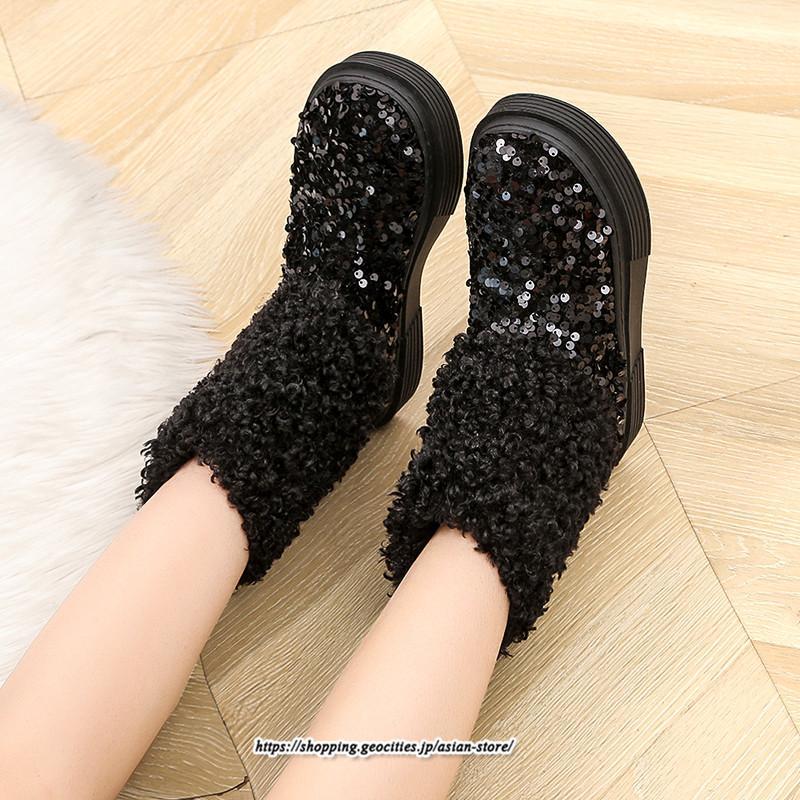 ブーツ | ムートンフェイクムートン ショートもこもこ ボア 定番 シューズ 靴 秋靴 レディース 可愛い 痛くない 歩きやすい 秋 あったか 冬