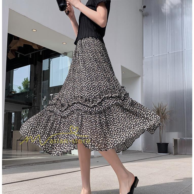 スカート | ロング 秋 花柄 柔らか ボトムス レディース ロングマキシ丈 シンプル 無地 カジュアル 着痩せ コーデ 春 30代 秋20代 40代 50代 夏物 夏