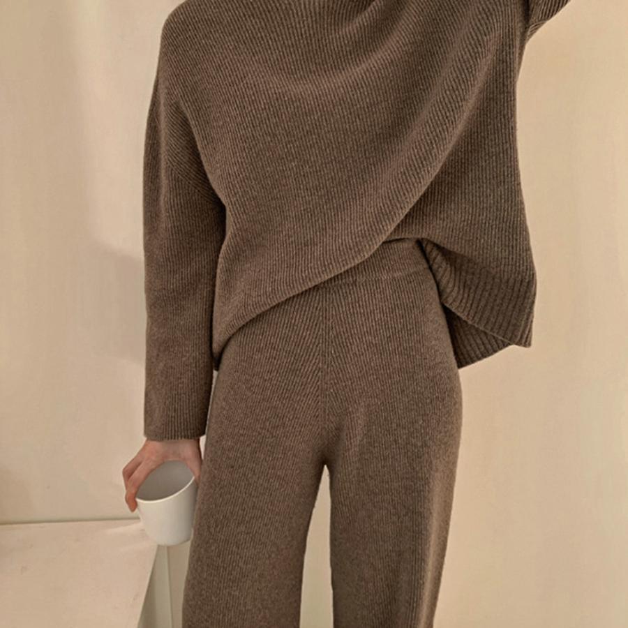 セットアップ | セットアップニット 秋冬 スリット 韓国