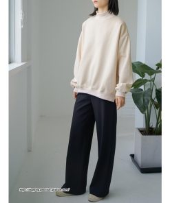 パーカー | 裏起毛トレーナー レディース スウェット トップス ボリューム感 ビッグシルエット オーバーサイズ あったか トレーナー 無地 秋冬 軽い しっとり