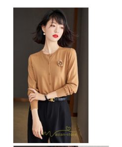 ニット・セーター | カーディガン ニット レディース ニットカーディガン シンプル 無地 秋 冬 制服 会社 柔らかい 羽織り 楽チン ナチュラル 通学 カジュアル おしゃれ 通勤