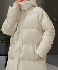 トレンチコート | フード付きキルティングコート レディース