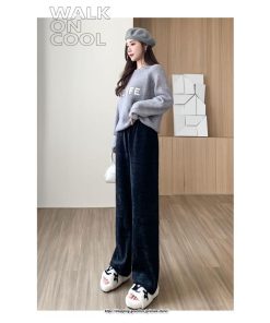 チノ・テーパード・ジョガー・スキニーパン | ワイドパンツ レディース 冬 秋 ニット きれいめ ボトムス ウエストゴム  ゆったり 体型カバー 着痩せ カジュアル 送料無料 10代20代30代40代50代